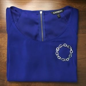 Silky Blue Express Blouse